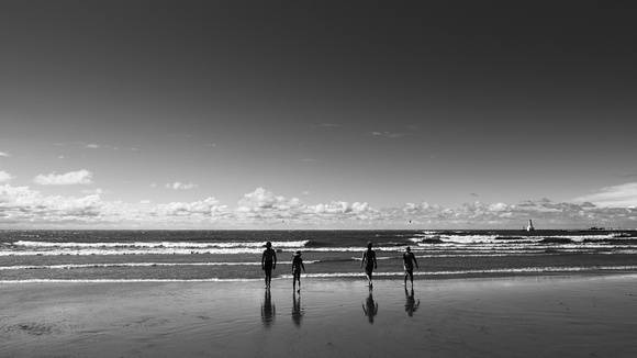Four on the beach
